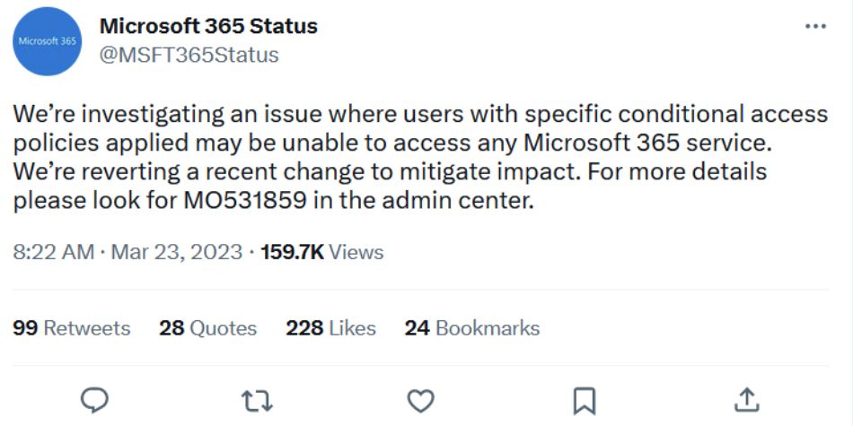 microsoft error tweet 