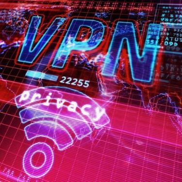 "VPN Privacy" written over a computer screen